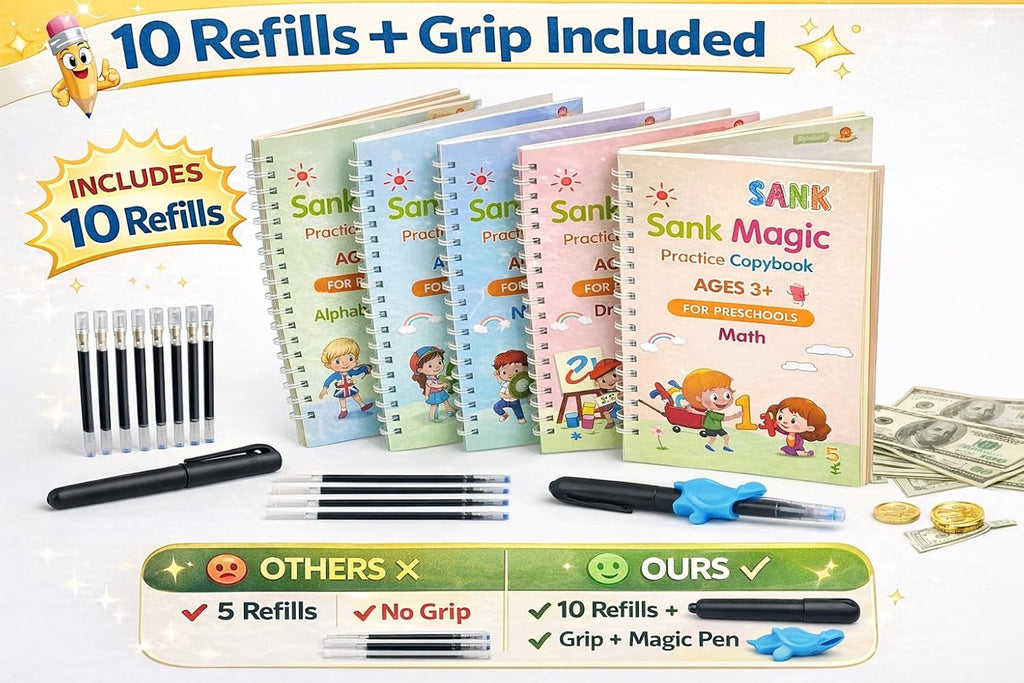 Magic Practice Copybook (4 Book + 10 Refill) (A-127)