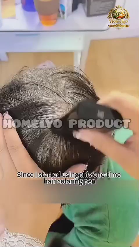 Instant Hair Dye Stick with Built-in Comb, Gray Hair Dye, 2-in-1 Touch-Up Comb